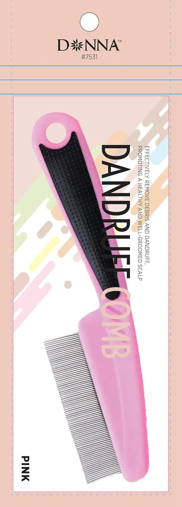 Donna Dandruff Comb Pink 7531 - ANNS BEAUTY SUPPLY